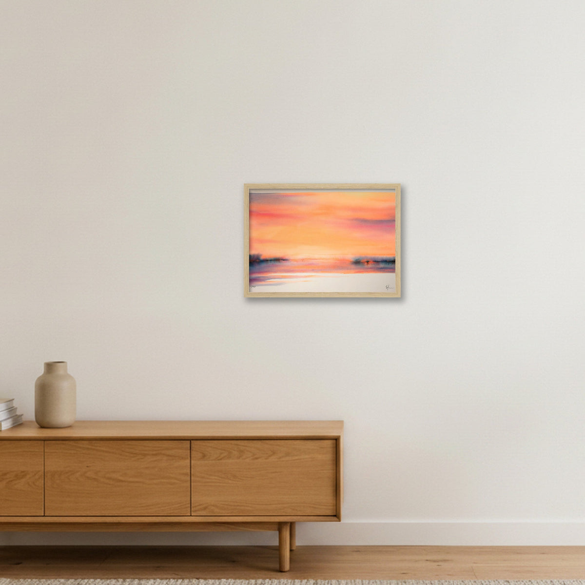 Midsummers Night — A3 (42×30cm, 17×12") Oak Frame