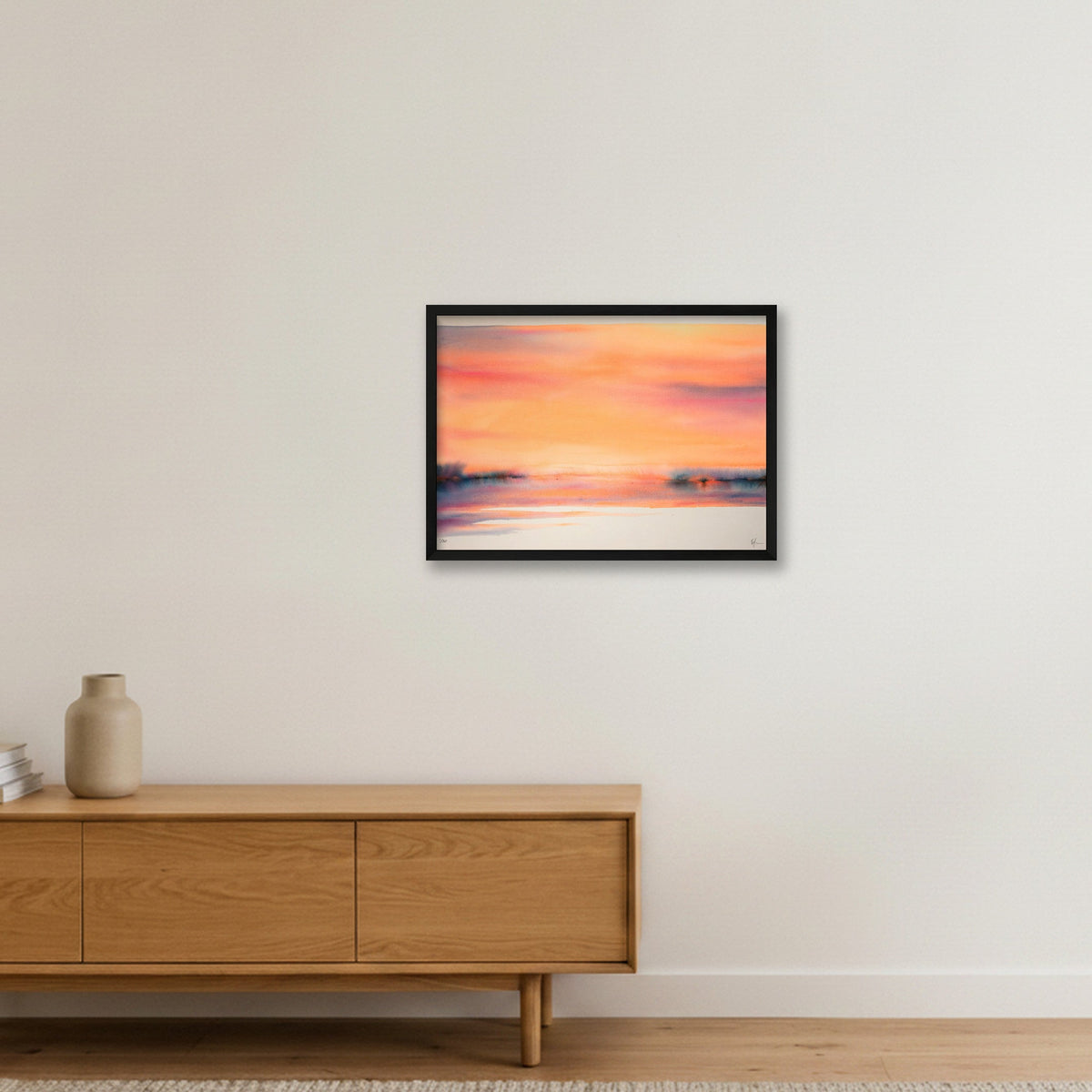 Midsummers Night — 59×42cm, 23×17" Black Frame